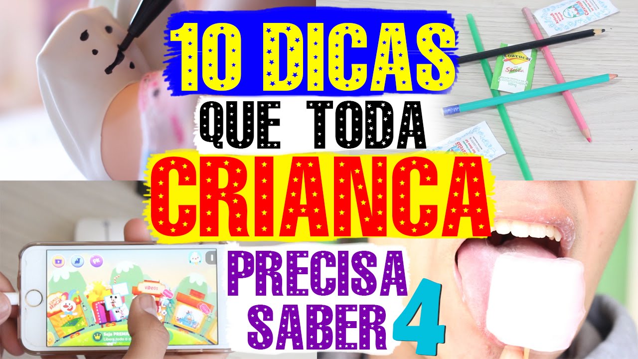 10 DICAS que toda CRIANÇA precisa saber #4
