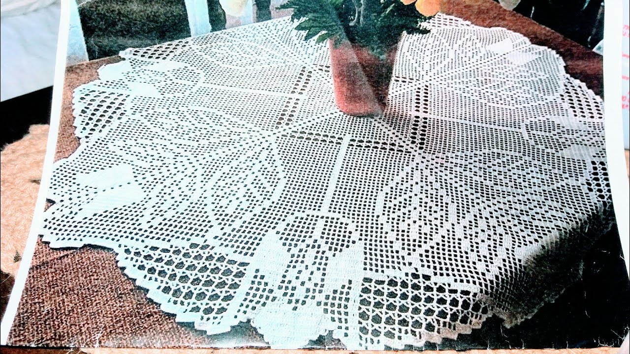 Toalha de Mesa Tulipas parte 3/9