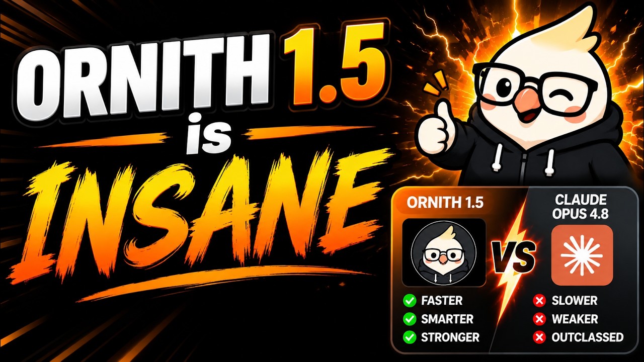 Ornith 1.5 Just Dropped and it's Insane (Beats Claude Opus 4.8)