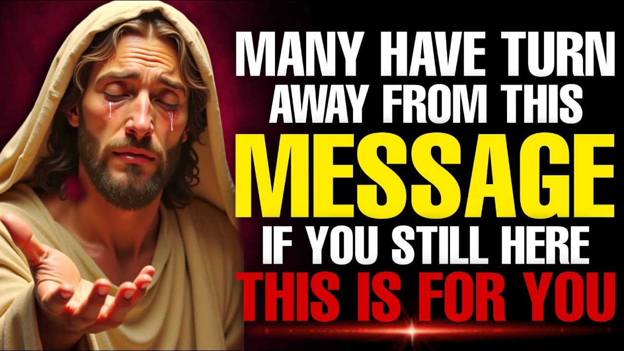 ✝️God Says: &ldquo;Jesus Has a Message JUST for You&rdquo;😭🙏 | God's message today | Jesus Affirmation For You