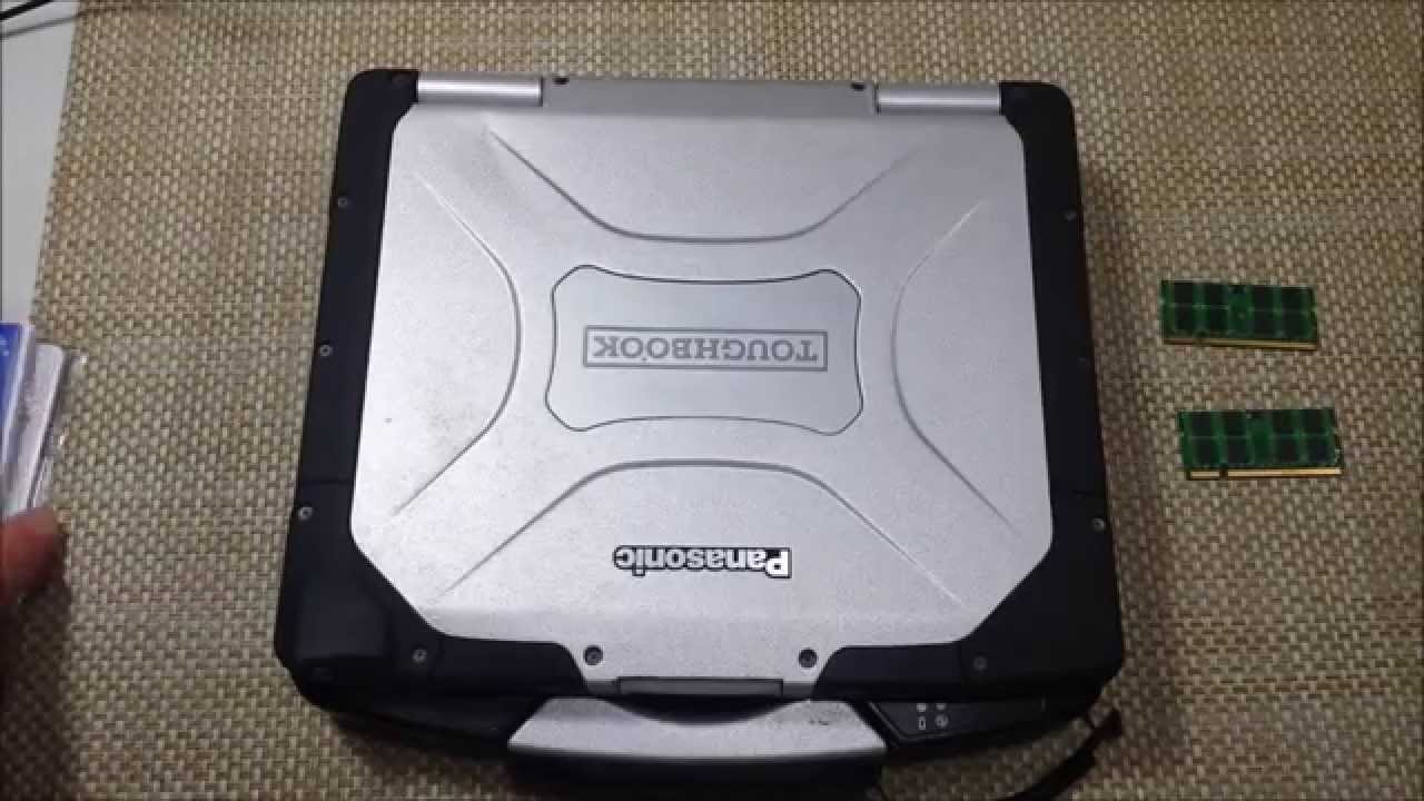 How to Upgrade RAM Memory module on a Panasonic ToughBook CF-30 CF30 laptop
