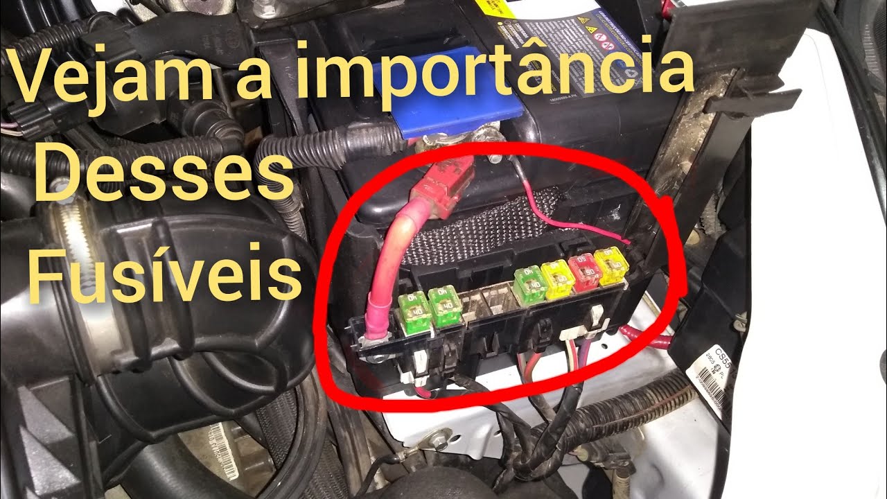 diagrama dos fusíveis do cofre do motor ( Ford Ka Zetec Rocam)