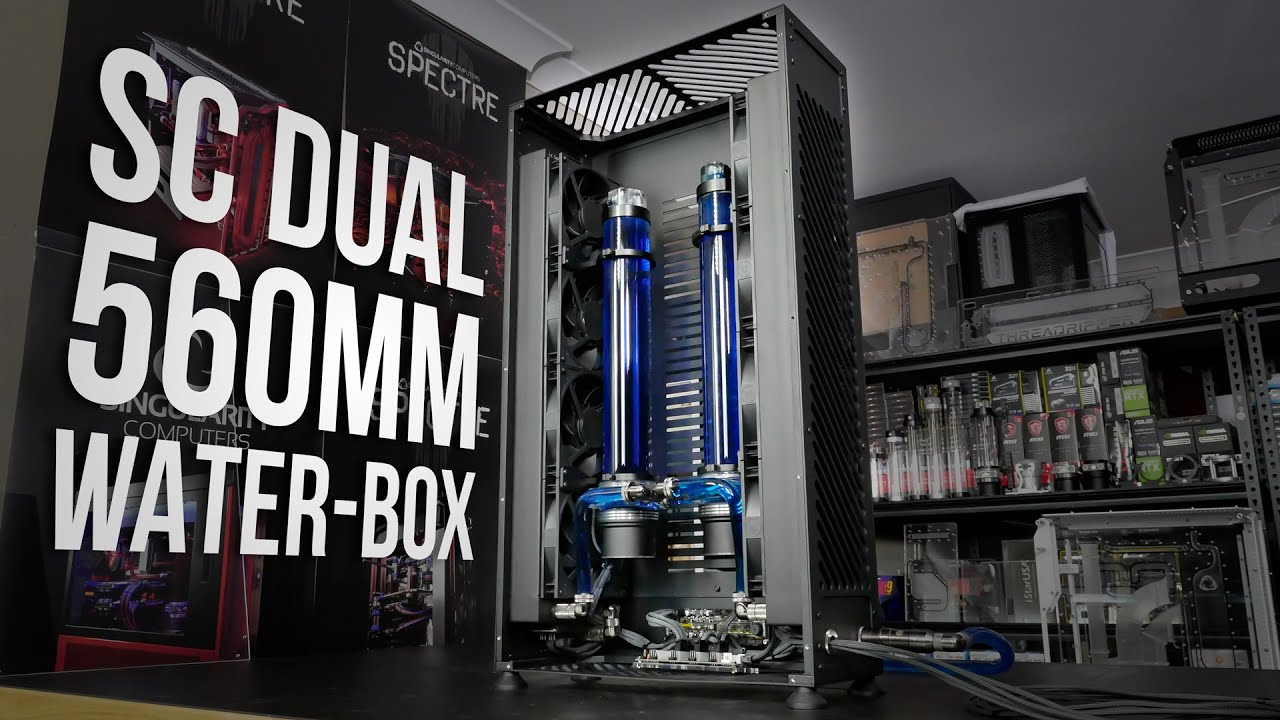 SC Dual 560mm Radiator Water-box