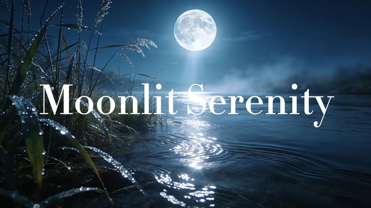 Relaxation Music, Stress Relief, Meditation Moonlit Serenity 🌙 Peaceful, Healing, Ambient Soundscape