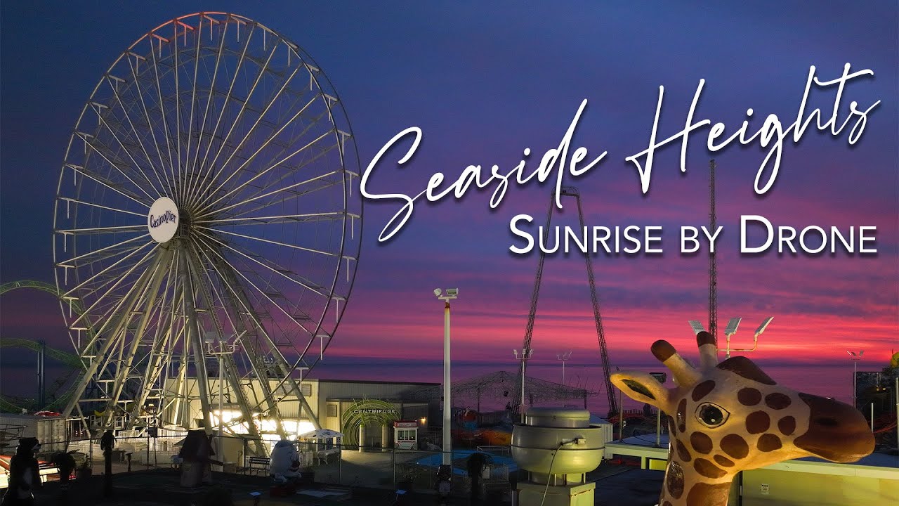 Seaside Heights Sunrise with Mavic 3 Drone