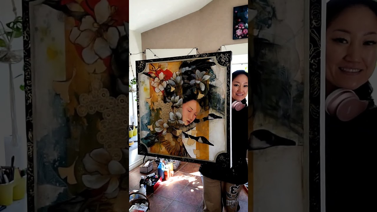 New Work korean canadian culture painting