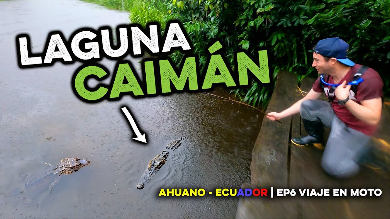 🏍️ Llegamos a la Laguna Caiman.🌍🇪🇨 | Viaje en Moto por Ecuador.