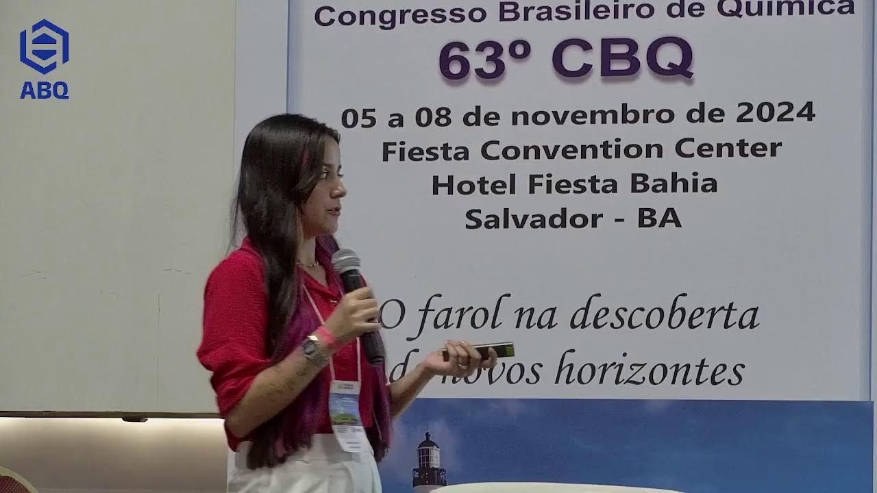 63° Congresso Brasileiro de Química – 07/11/24 (Vesp) – Enc. Temático  Palestra  e Tema de Debate