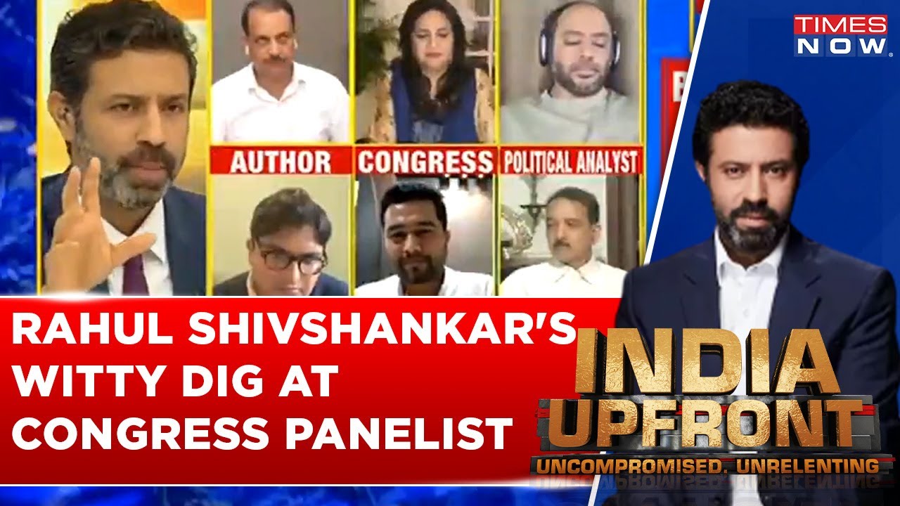 Rahul Shivshankar's Witty Dig At Congress Panelist As He Dodged Question On Rahul Gandhi's Comments