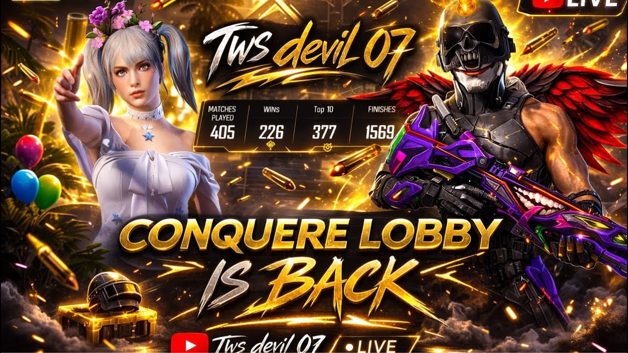 Conqueror/Ace Dominator Rank! 🔱 | BGMI High Tier Lobby Clutches LIVE |!