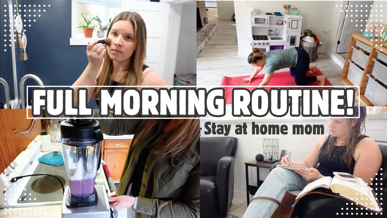 FULL MORNING ROUTINE FOR A BUSY HOMESCHOOL MOM! | DAILY HEALTHY HABITS
