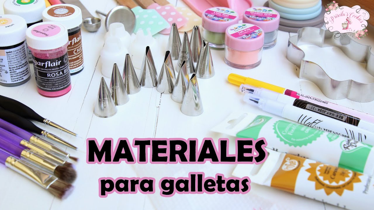 Guía completa de utensilios y materiales para galletas decoradas (2/2) 🥣 I Materiale pentru biscuiti