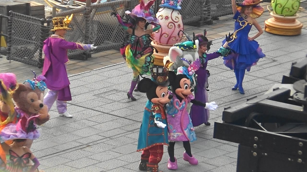 TDS【ファッショナブル・イースター】ミラコスタからミッキーを追っかけ 2018/4/1