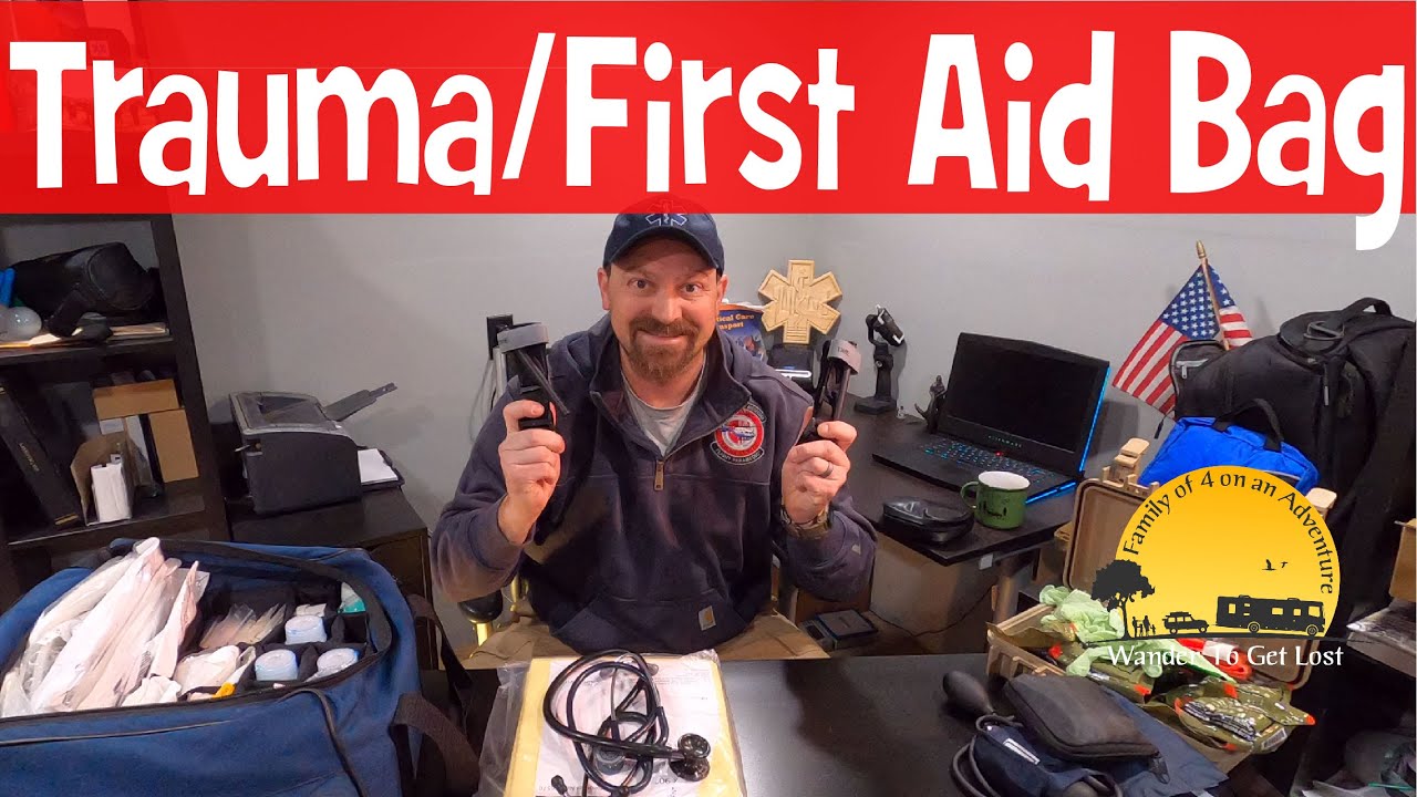 Whats In My TRAUMA / FIRST AID BAG | What a Paramedic Uses - How to Make Your Own