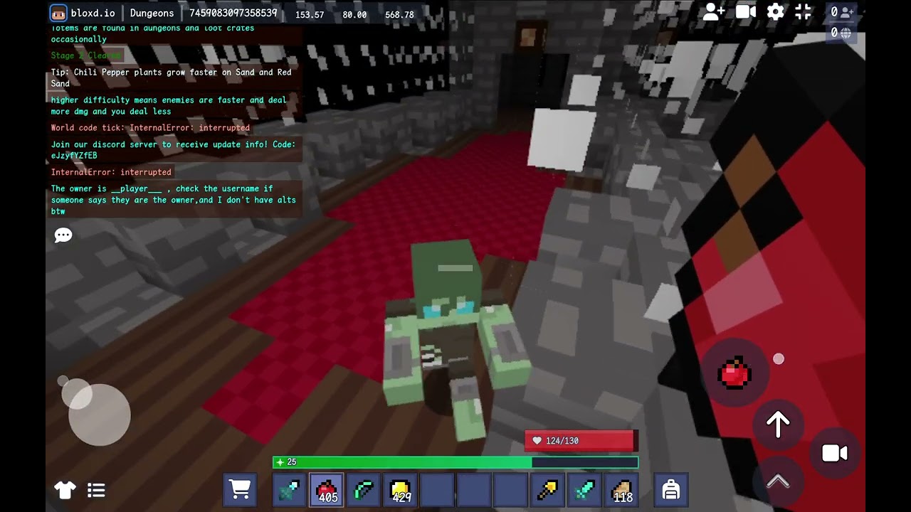 Playing bloxd io in Google 