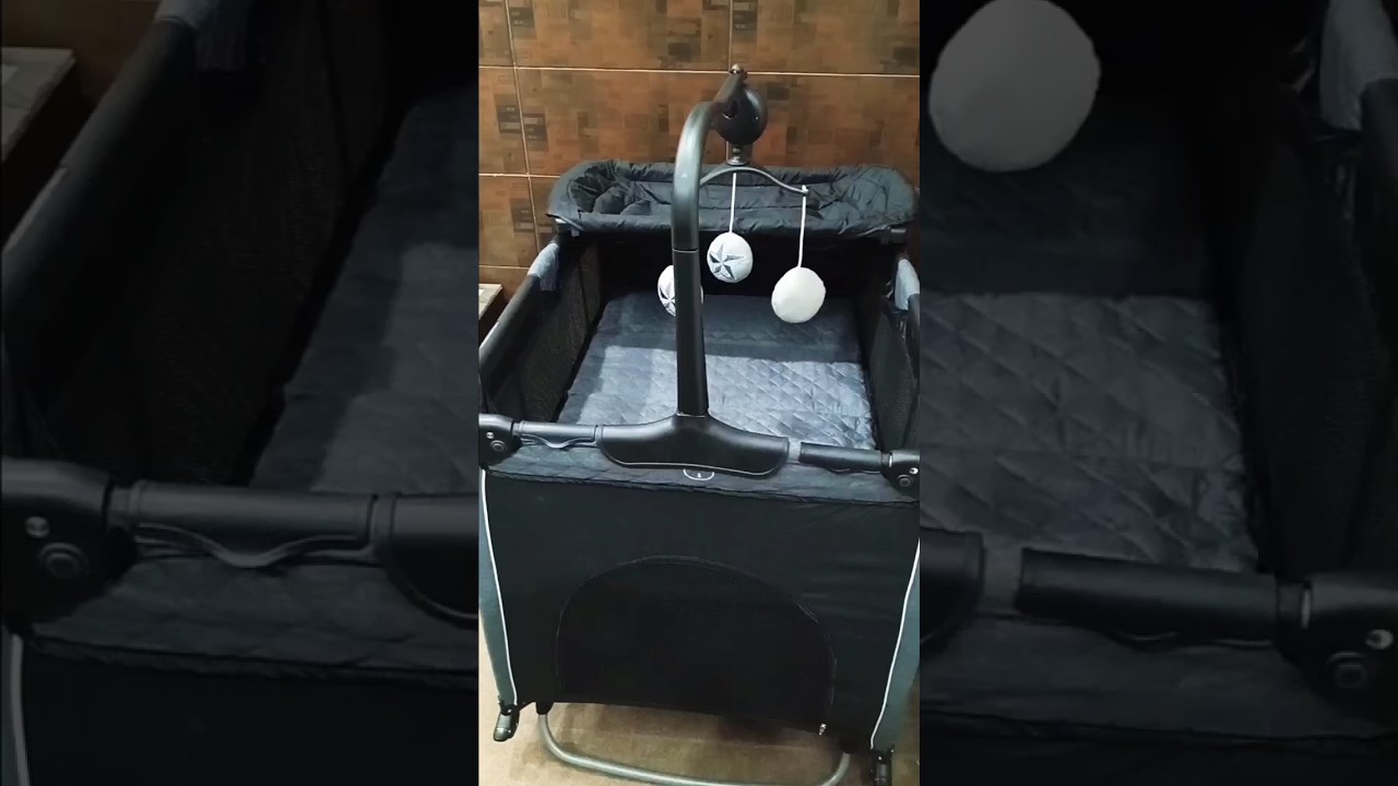 Tinnies Crib & Cot Review | How To Disassemble Tinnies Baby Playpen #shorts #baby #baby #babycrib