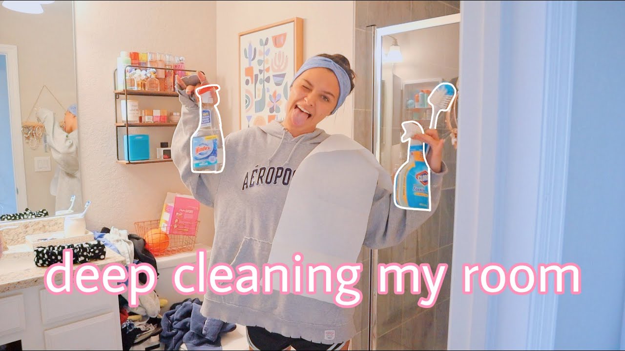 deep cleaning my messy room *once again*