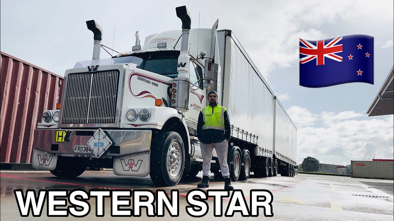 American 🇺🇸 Truck in New Zealand 🇳🇿 B Train | New Zealand 🇳🇿 Trucking | Manpreet Dhillon VLOGS