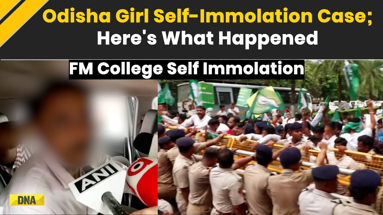 Odisha Girl Self Immolation Case: FM College Self Immolation Stirs Massive Row, Here's What Happened