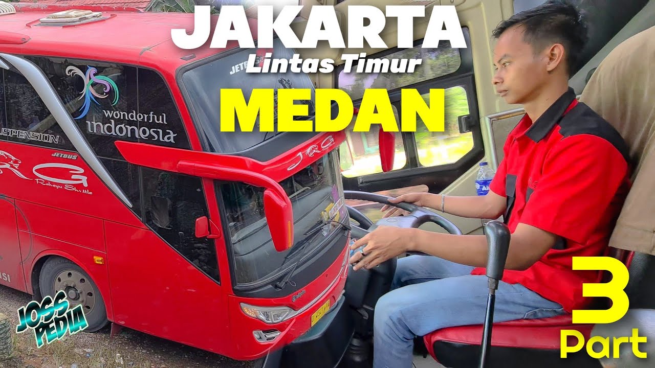 BUS JAKARTA - MEDAN TERBAIK ‼️ PELABUHAN BAKAUHENI KE PALEMBANG NON STOP FULL SPEED 120 KM/ JAM ‼️
