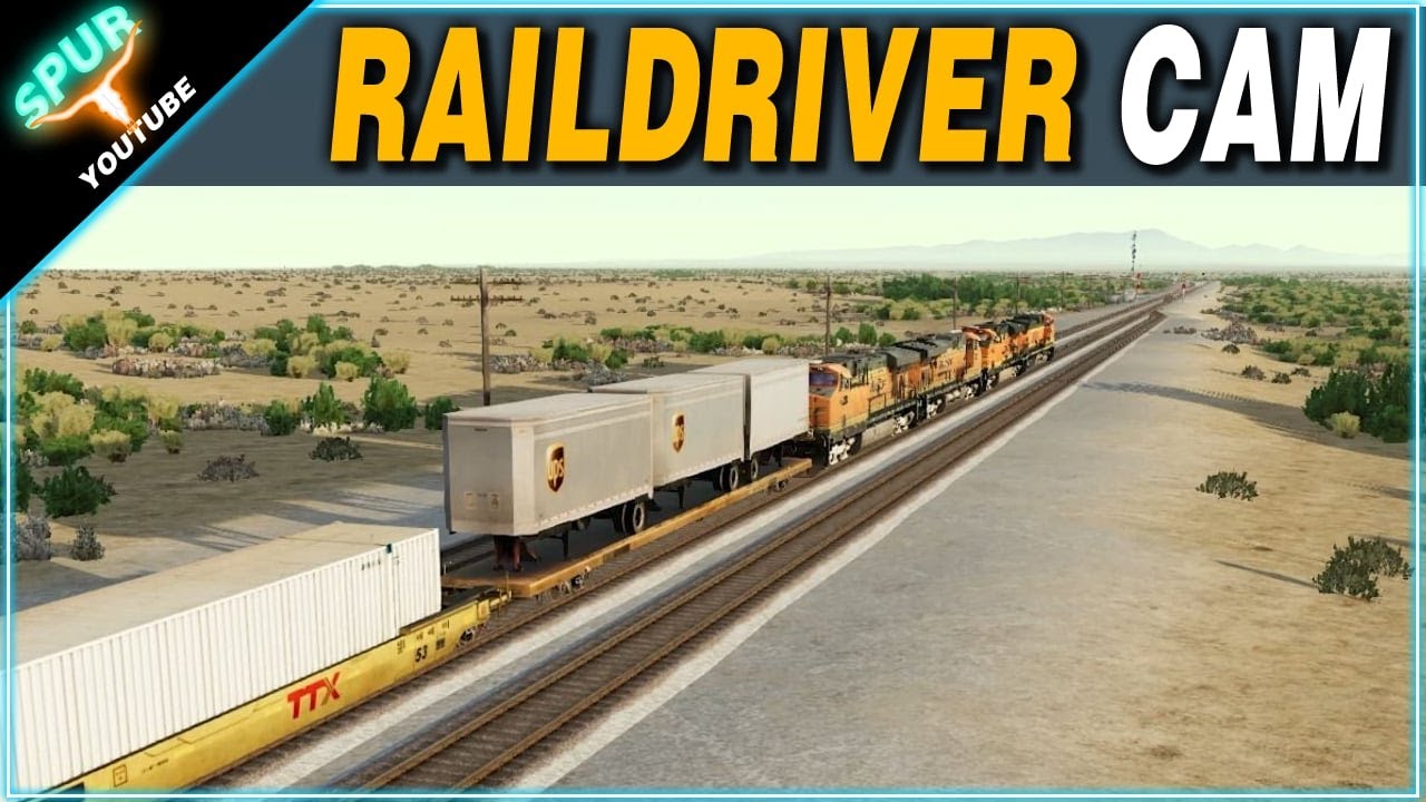 High Speed Needles Sub Action RailDriver Cam Run 8 Train Sim