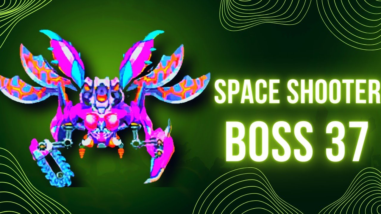 Space Shooter Galaxy Attack Boss Level 37 | Boss 37 Fight- Gameplay IOS & Android