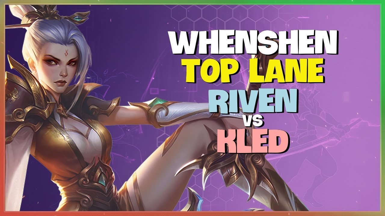 WhenShen's Rank 1 Riven: Challenger Precision & Tactics Engsub