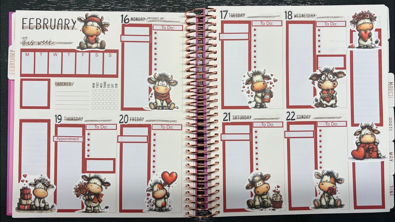 Plan with Me Feb 16-22 for Gail’s Anniversary!! Planner Envy
