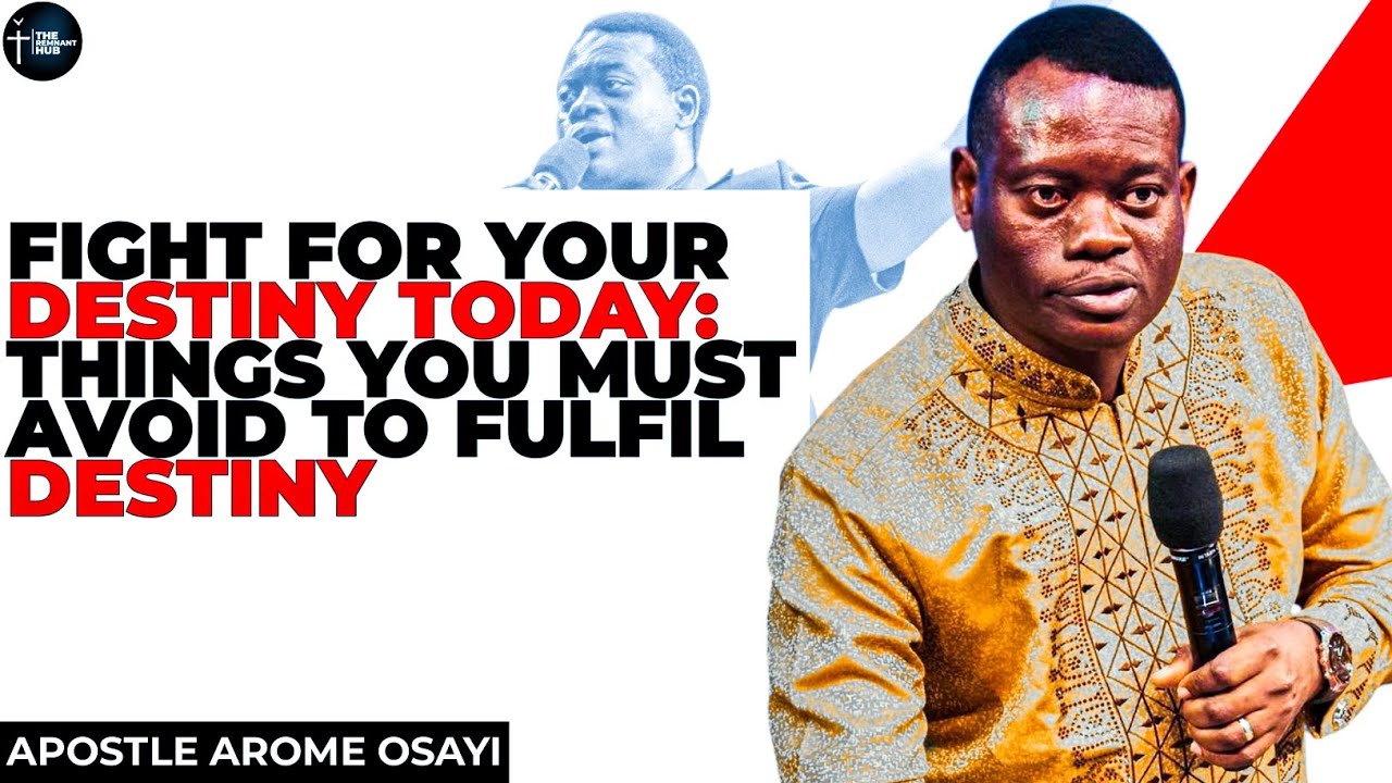 DON'T ALLOW THE DEVIL STEAL & KILL YOUR DESTINY, PAY ATTENTION TO THIS||APOSTLE AROME OSAYI#god  