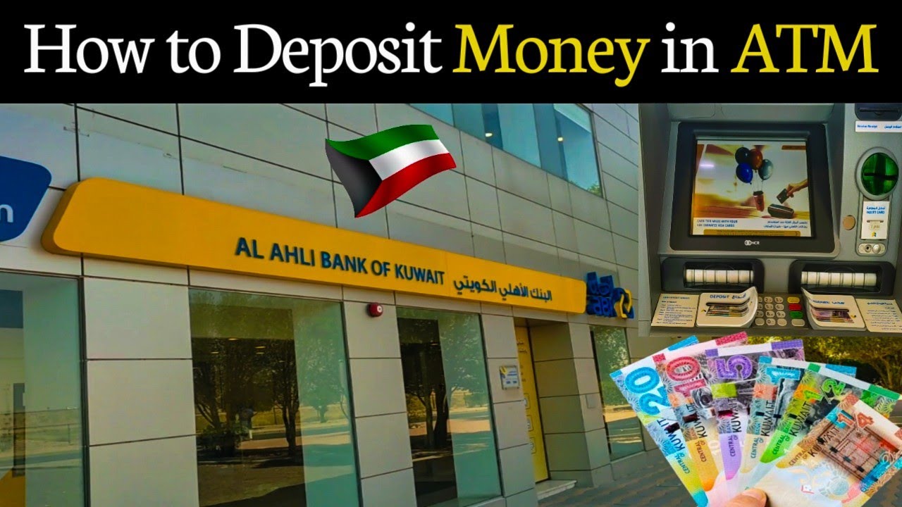 How to Deposit Money in ATM || Cash Deposit Machine Kuwait 🇰🇼 ABK