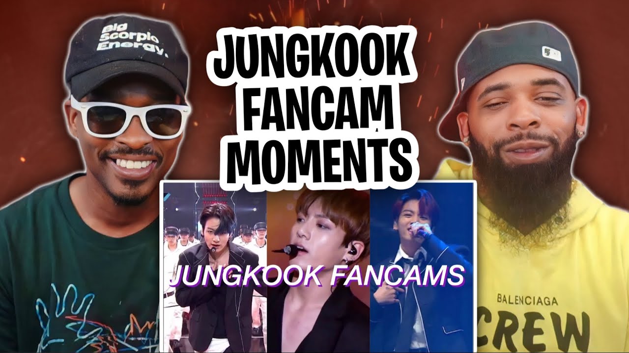 AMERICAN RAPPER REACTS TO -jungkook fancam moments to get you thru quarantine