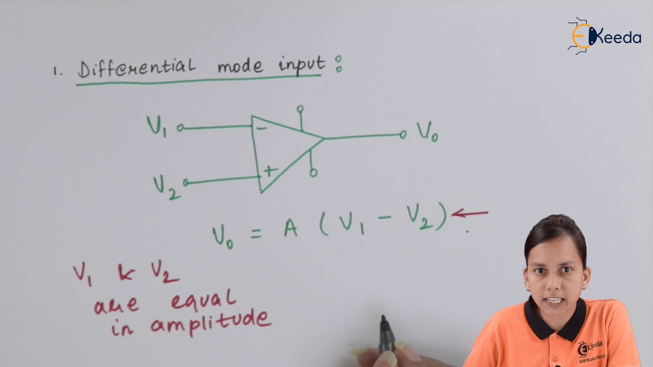 Differential Amplifier and It's Mode - Operational Amplifiers - Application of Electronics Class 12