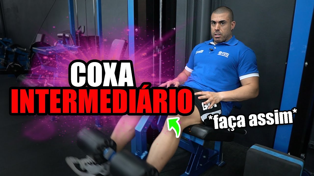Treino de coxa para intermediário
