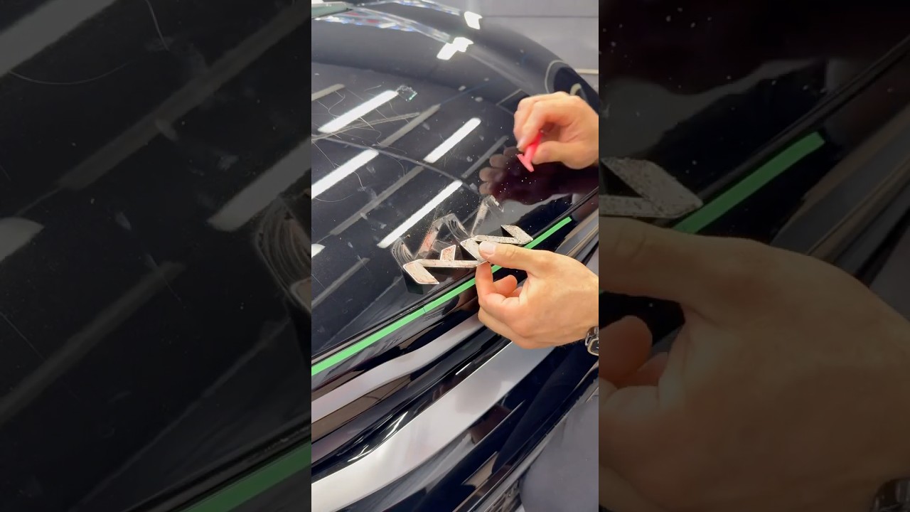 Safe Emblem Removal & Perfect Repositioning