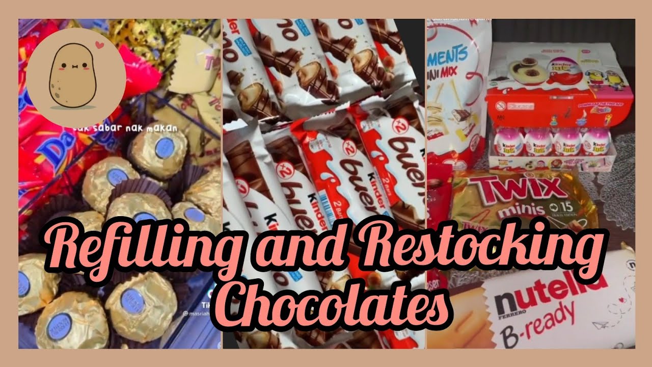 Refilling and Restocking Chocolates 🍫 | Tiktok Compilation
