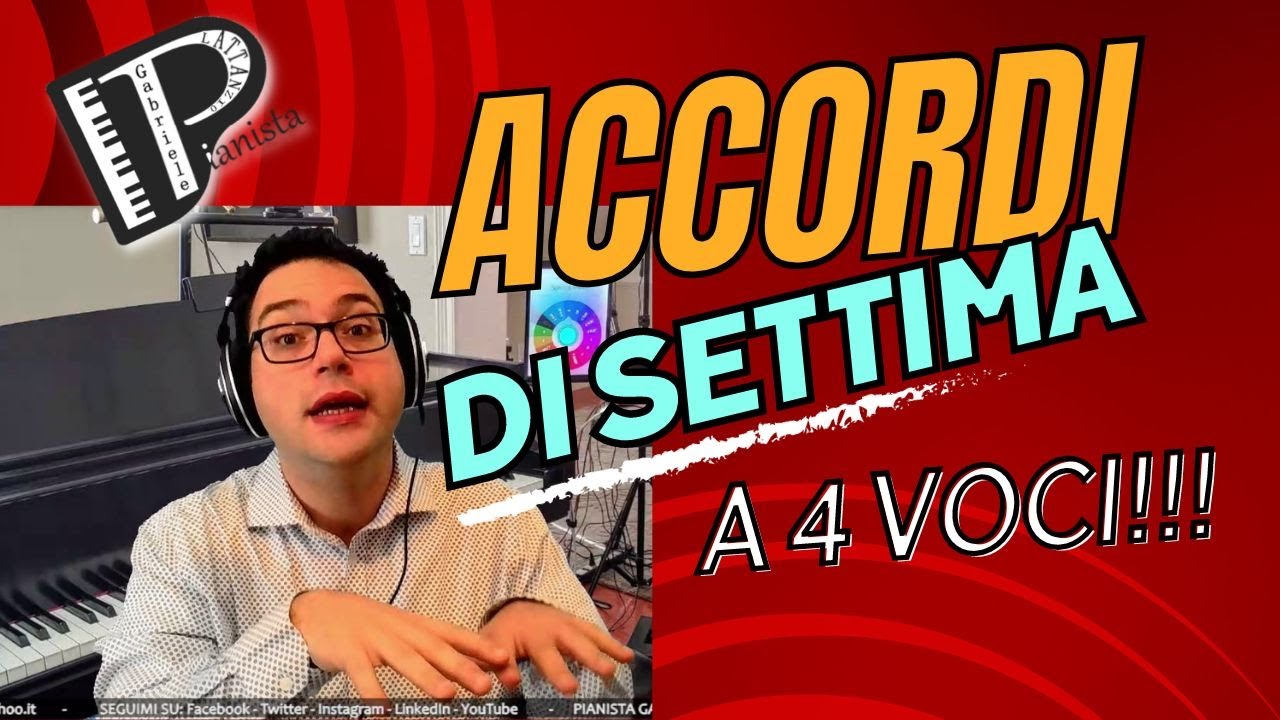 Come costruire gli ACCORDI di SETTIMA a 4 VOCI