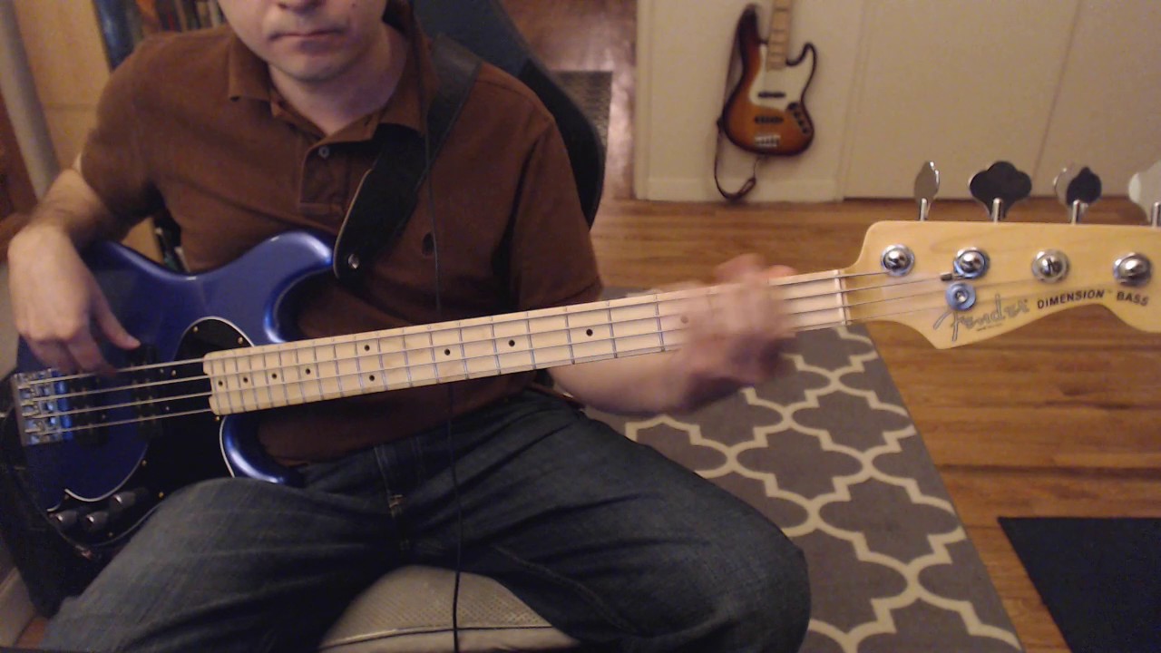 Give Life Back To Music (Daft Punk) bass cover