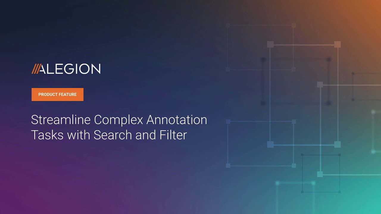 Alegion Product Feature: Search and Filter