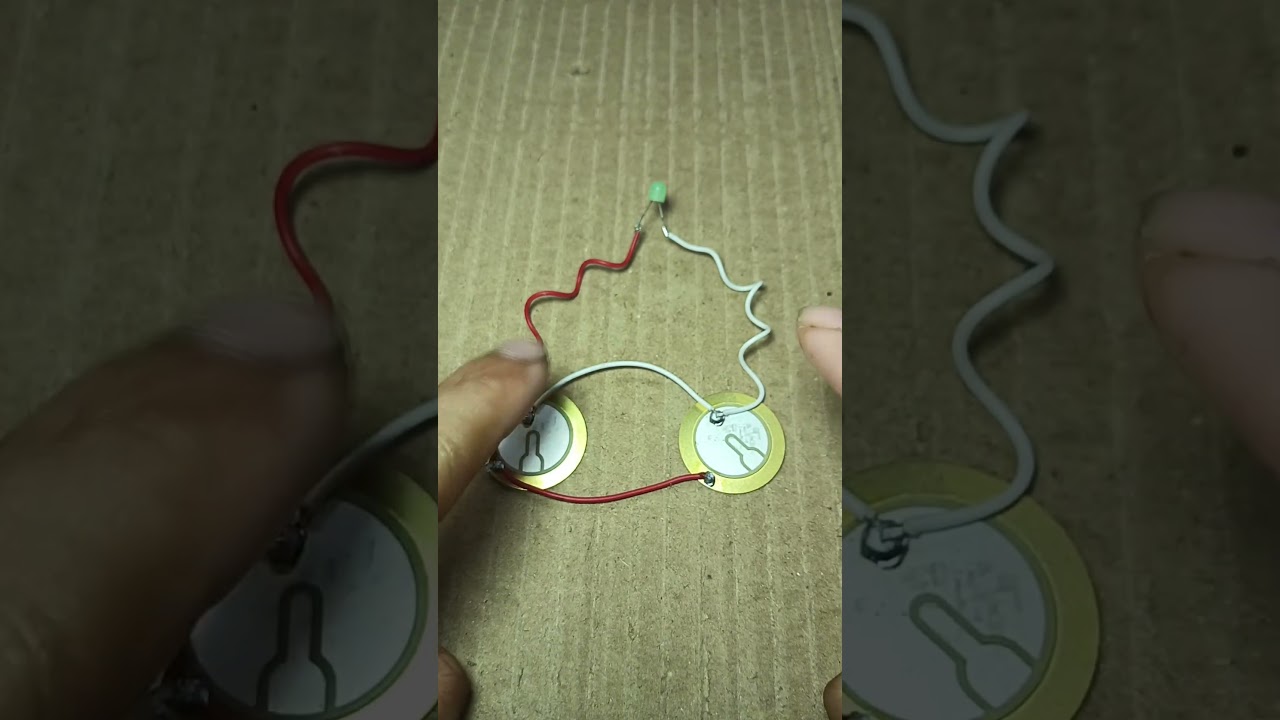 Piezoelectric sensor unboxing #project #experiment #ytshort
