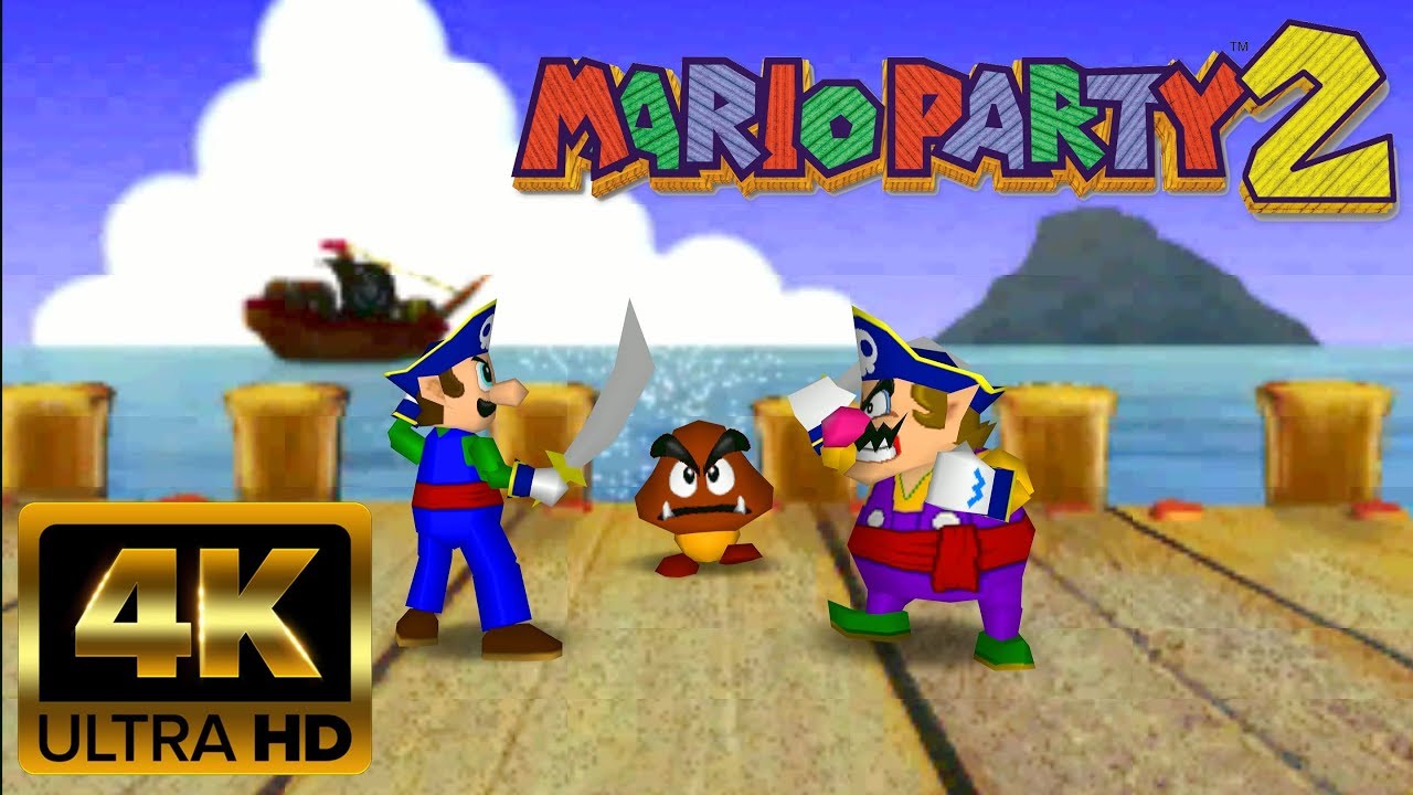 Mario Party 2 - All Duel Minigames [4K]