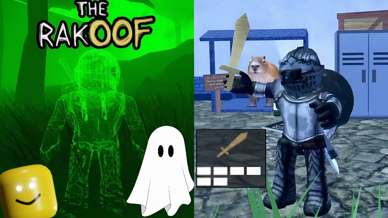 NOVAS MECÂNICAS NO THE RAKOOF | Roblox (The Rake Noob Edition)