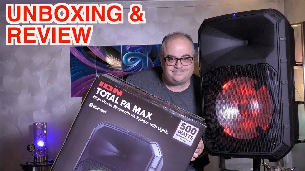 ION AUDIO TOTAL PA MAX 500 watt SPEAKER Unboxing & Review