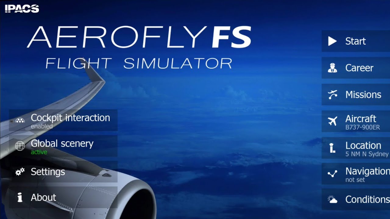 Aerofly FS Global Menu Short Review