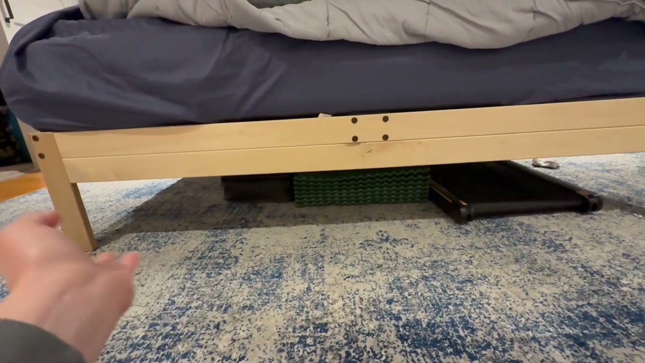 Review of KD Frames Nomad Platform Bed #amazonfinds #bed #bedroomstorage #bedroomfurniture