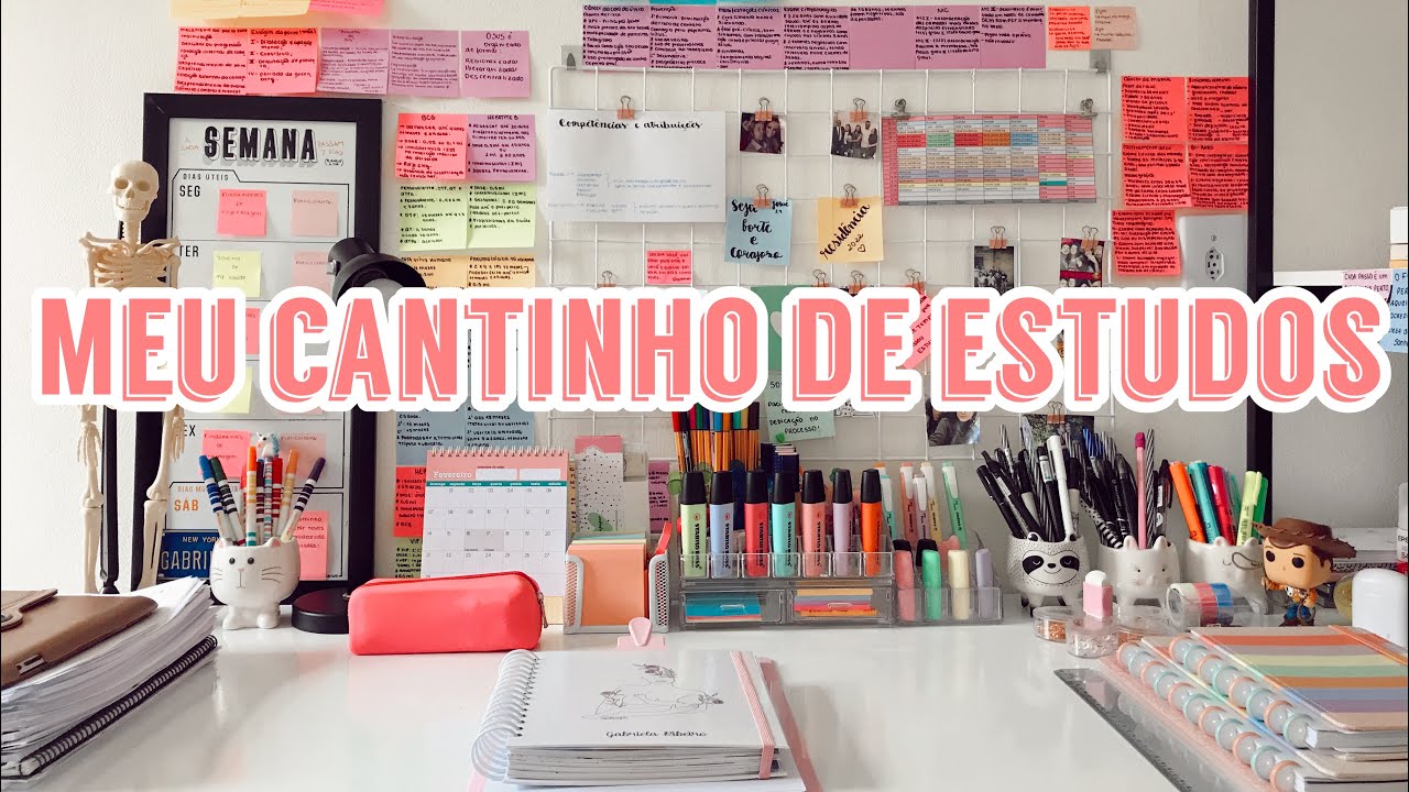 MEU CANTINHO DE ESTUDOS |ATUALIZADO| @gabienfer