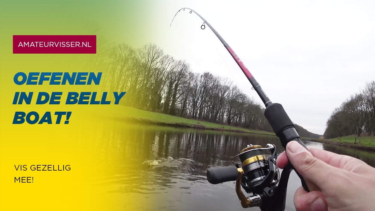 OEFENRONDJE op het kanaal - met de BELLYBOAT