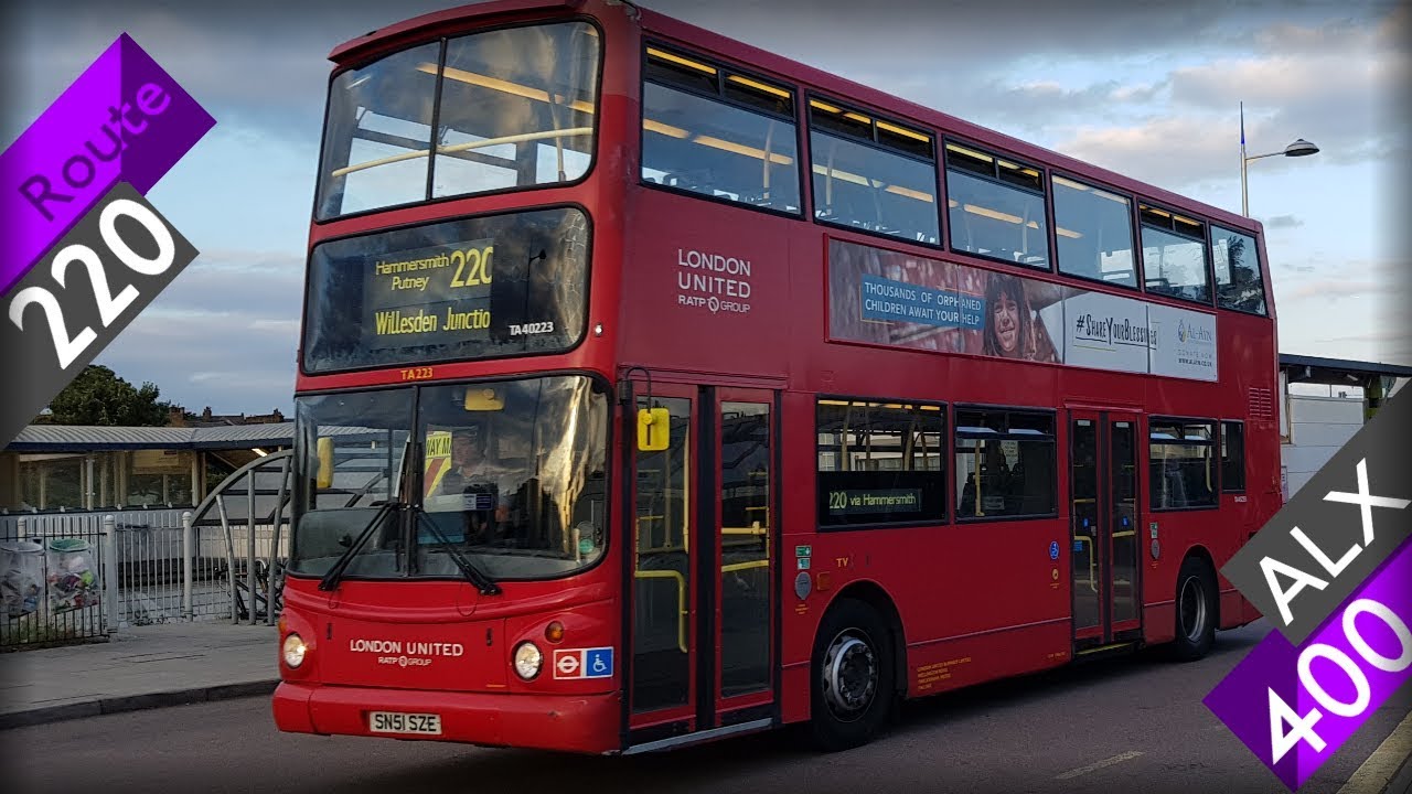 *KICKDOWN* ALX400 Trident on Route 220 [London United]
