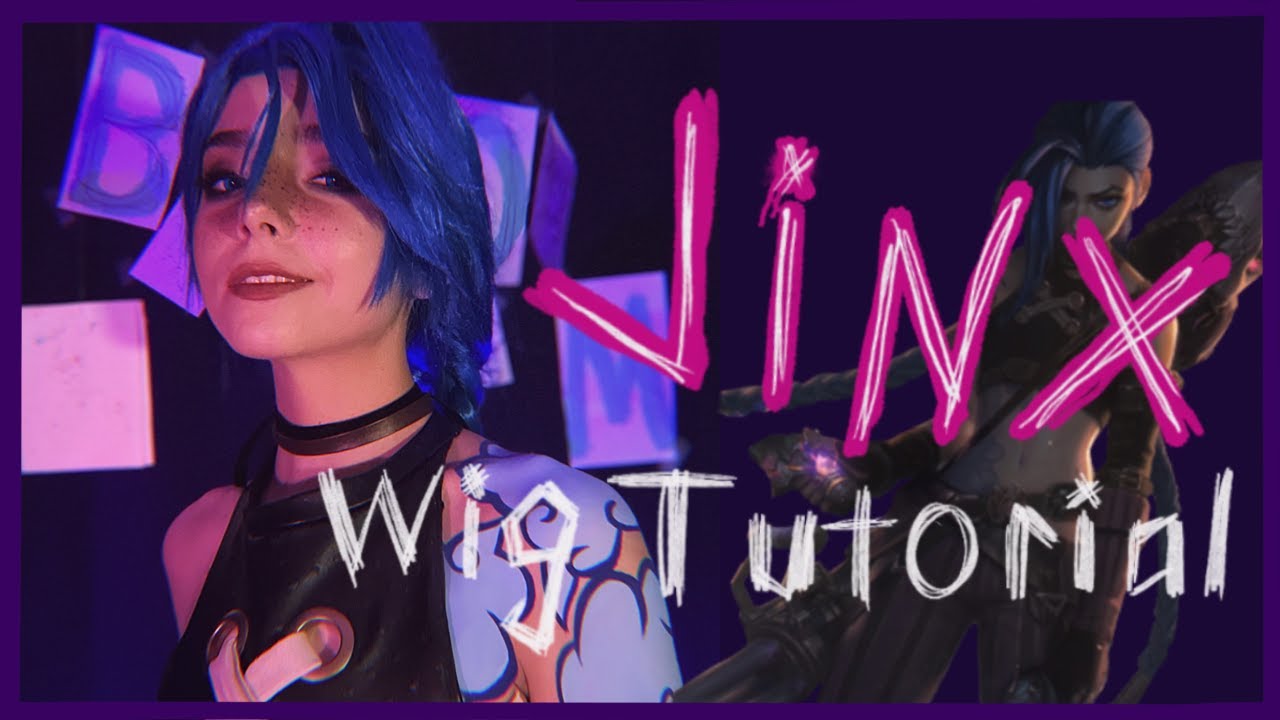 How I Styled My Wig For Jinx From Arcane