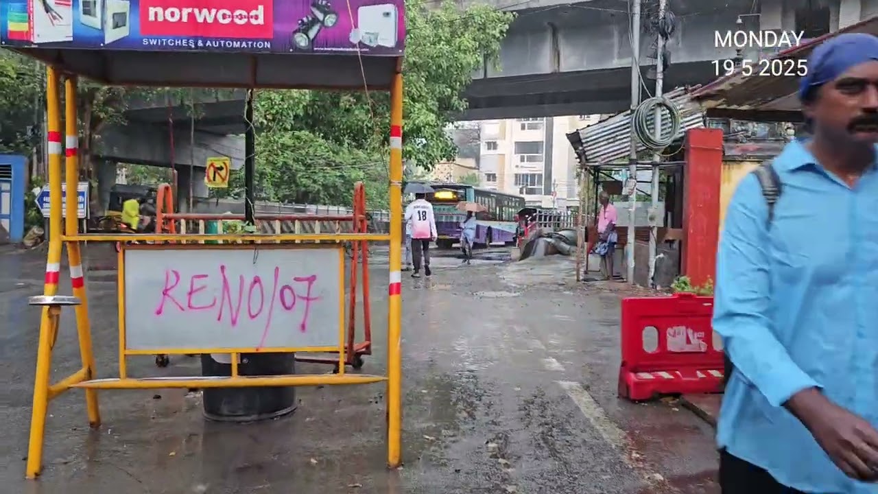Rain Walk in Streets of Chennai  - Full video | May 19 2025