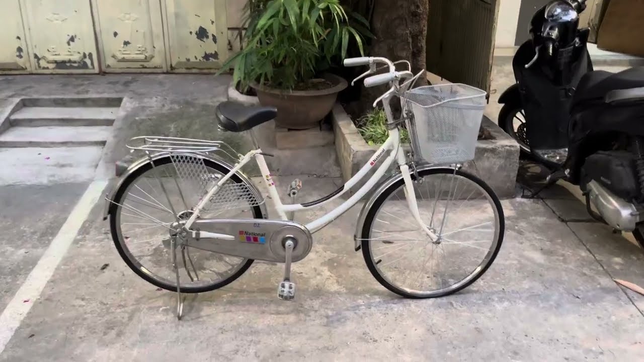 Xe Đạp Mini Nhật Trắng National MS02 • 2.500.000 vnđ